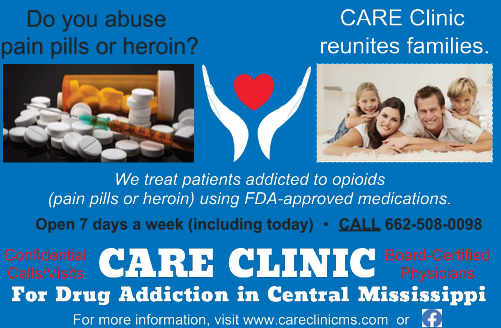 CARE Clinic for Drug Addiction in Central Mississippi